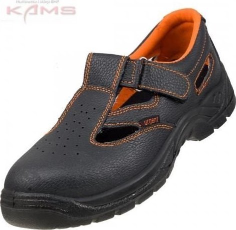 URGENT 301 SB Urgent - skórzany sandał z metalowym podnoskiem 44