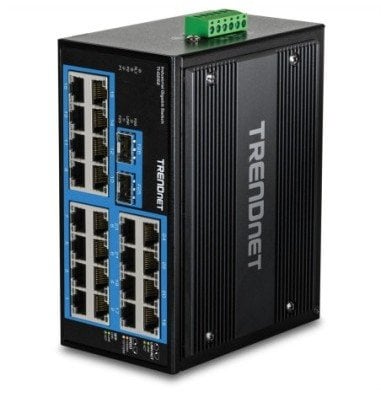 Switch TRENDnet TRENDnet 26-Port Hardened Industrial Gigabit DIN-Rail Switch