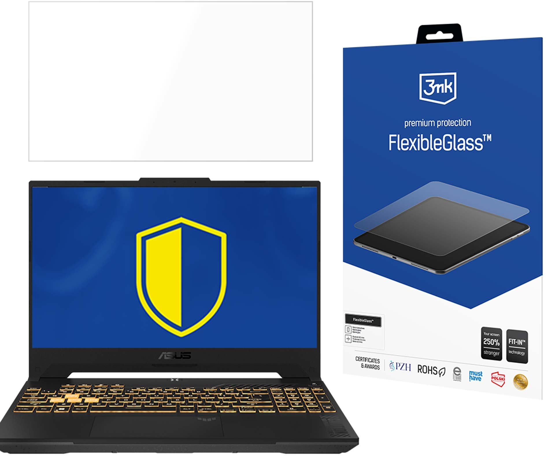 ASUS TUF GAMING F15 - UP TO 17 3MK FLEXIBLEGLASS