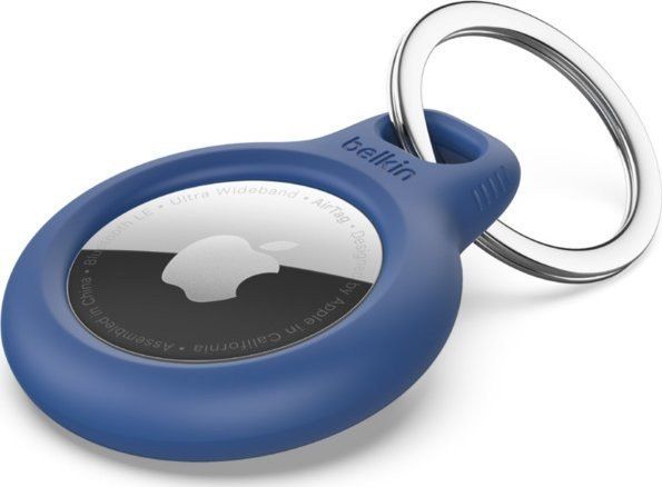 Belkin Secure AirTag Holder with Keyring - Blue