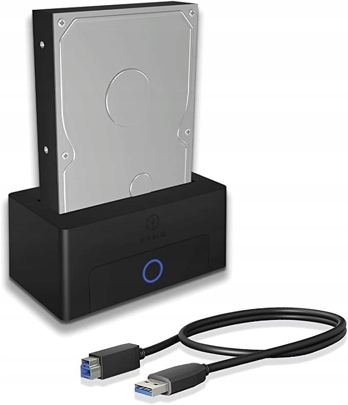 ICY BOX IB-1122-U3-B 1x SATA zu USB 3.2 Gen 1 schwarz