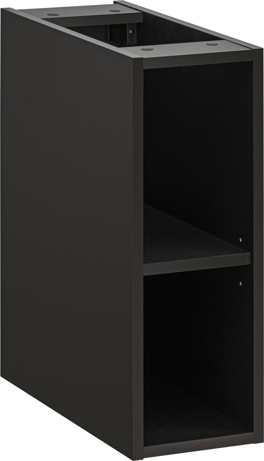 Comad Szafka łazienkowa niska, regał, Xilo, 20x46x57 cm, czarny, mat