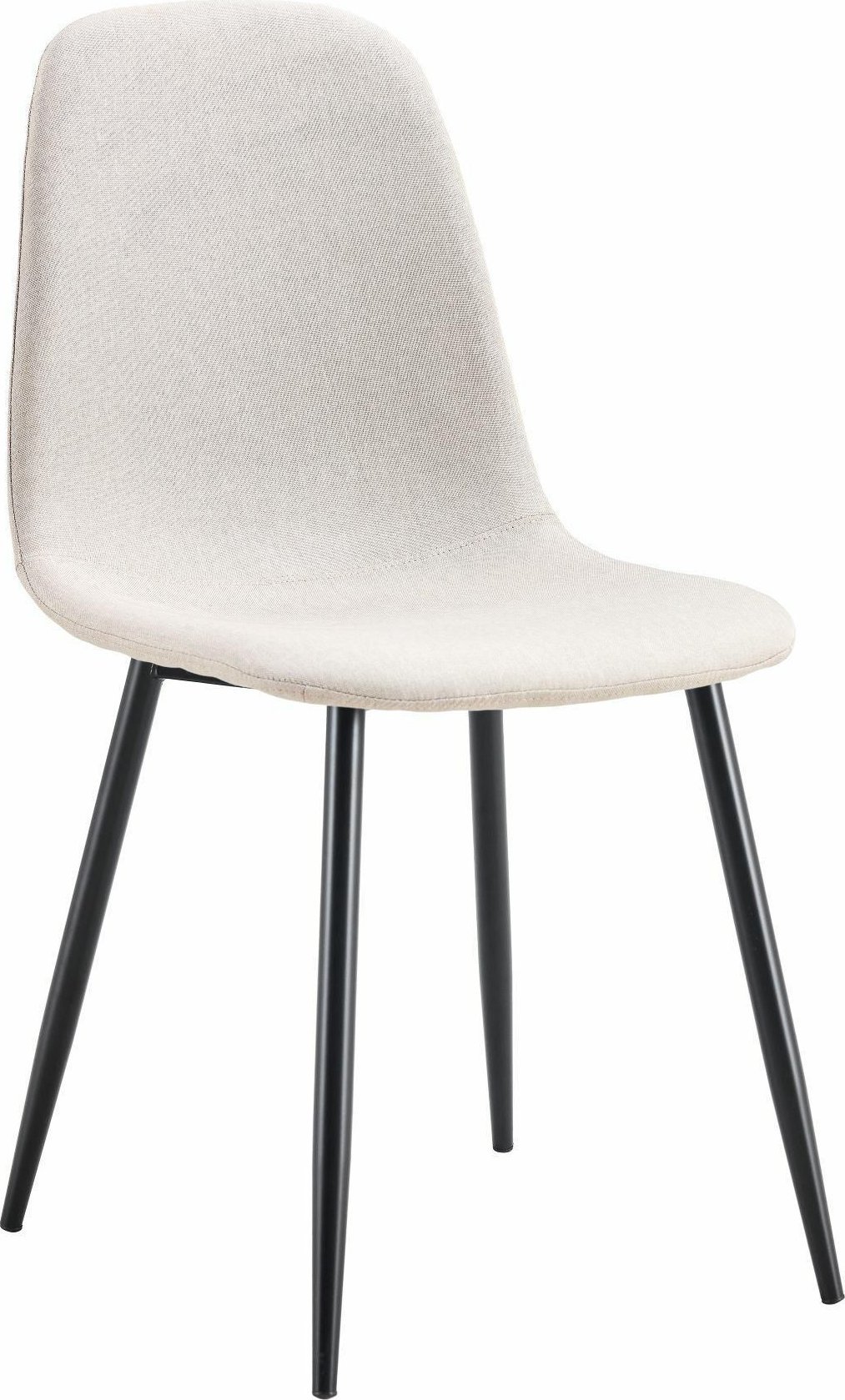 kontrast Krzesło welurowe tapicerowane nowoczesne do jadalni salonu Monica1 beżowe