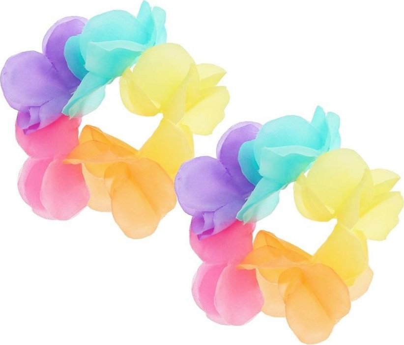 Bransoletki hawajskie pastelowe 2szt