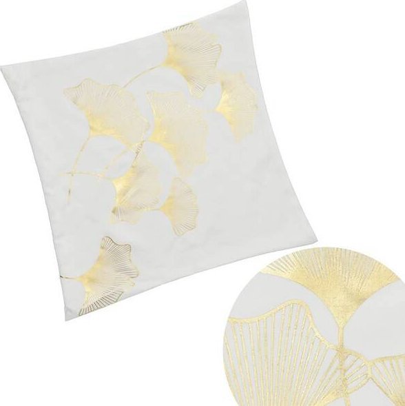 Springos Poszewka dekoracyjna 40x40cm na poduszkę wzorzysta w liście UNIWERSALNY