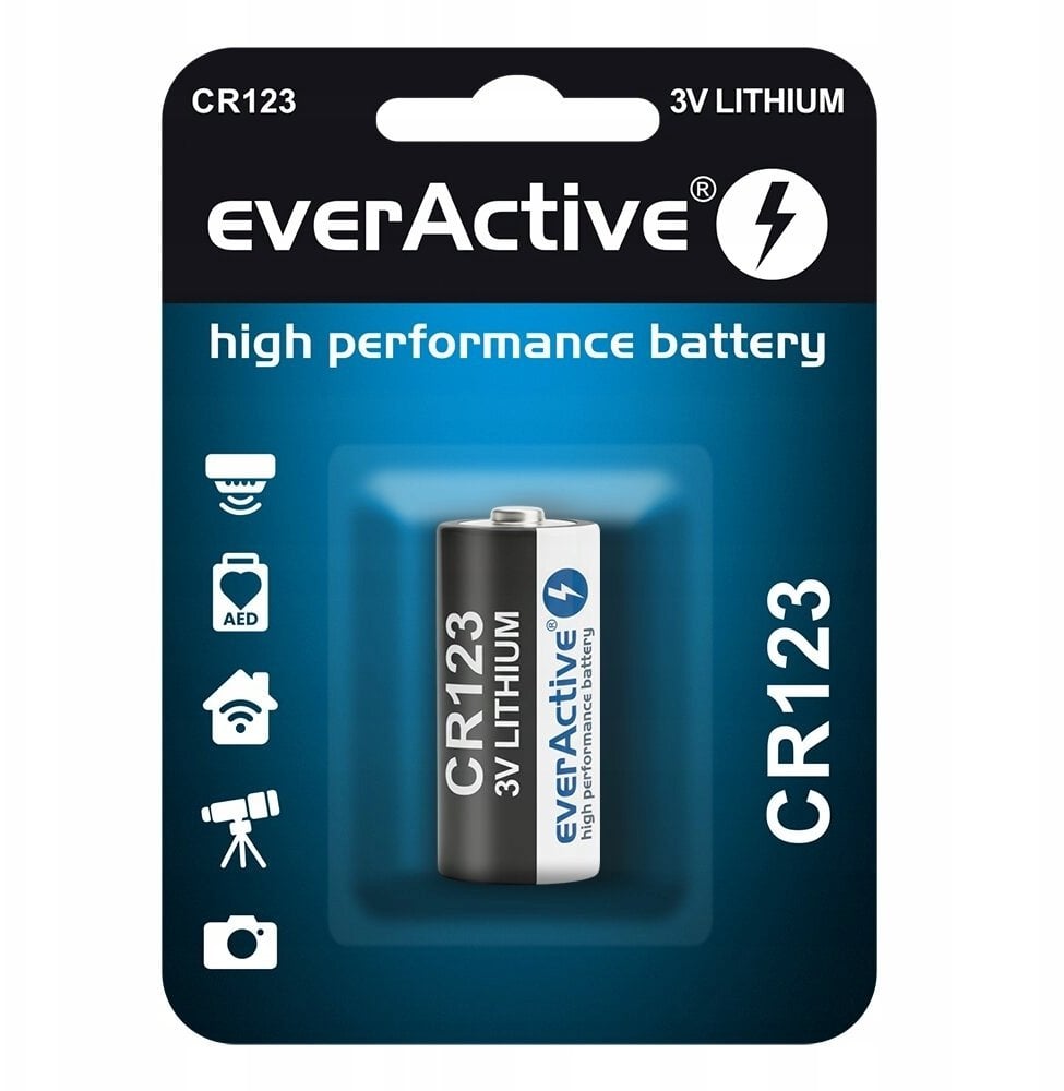 Bateria CR123 everActive (blister 1 szt.)