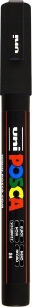 Uni Marker Do Każdej Powierzchni POSCA PC-3M CZARNY