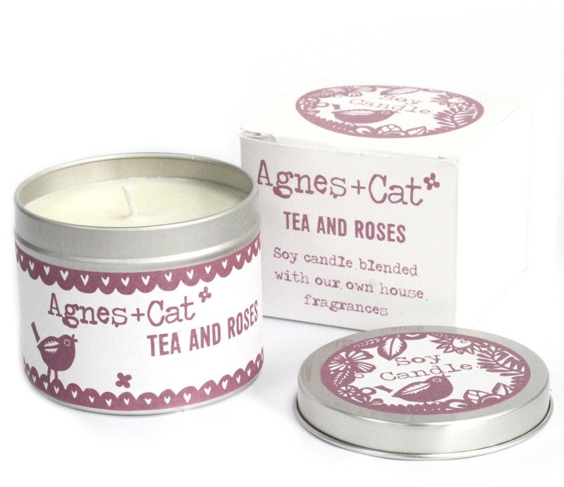 Świeca w puszce - Tea and Roses