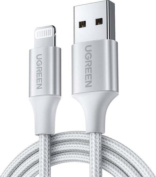 Kabel USB Ugreen USB-A - Lightning 2 m Srebrny (UGR1461)