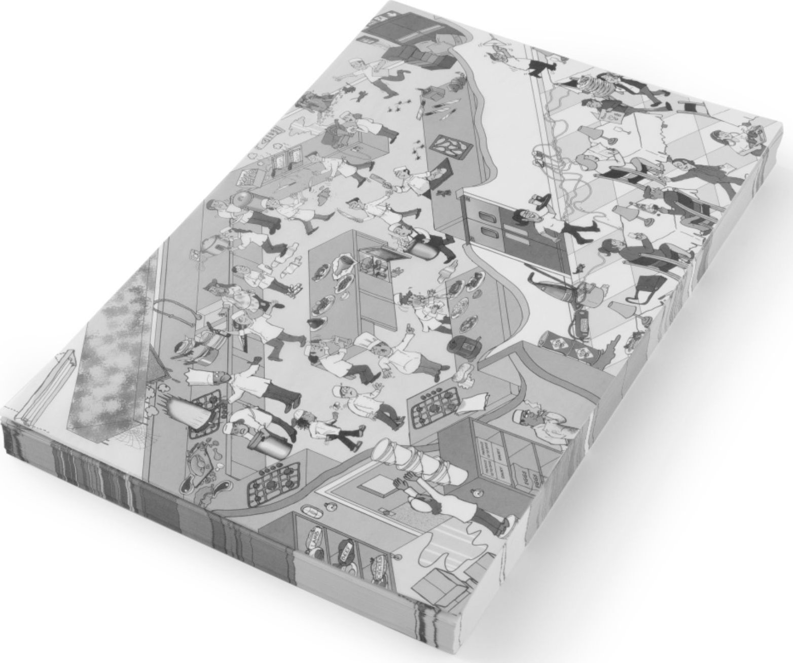 Hendi Podkładka z papieru pergaminowego nadruk KUCHNIA 500 szt. 420x275 mm - Hendi 678145 Podkładka z papieru pergaminowego nadruk KUCHNIA 500 szt. 42