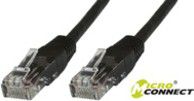 MicroConnect U/UTP CAT5e 0.3M Black PVC (UTP5003S)