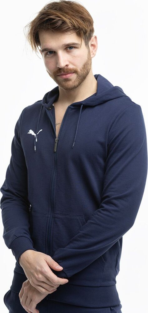 Puma Bluza męska Puma Team Goal Casuals Hooded granatowa 658595 06 M