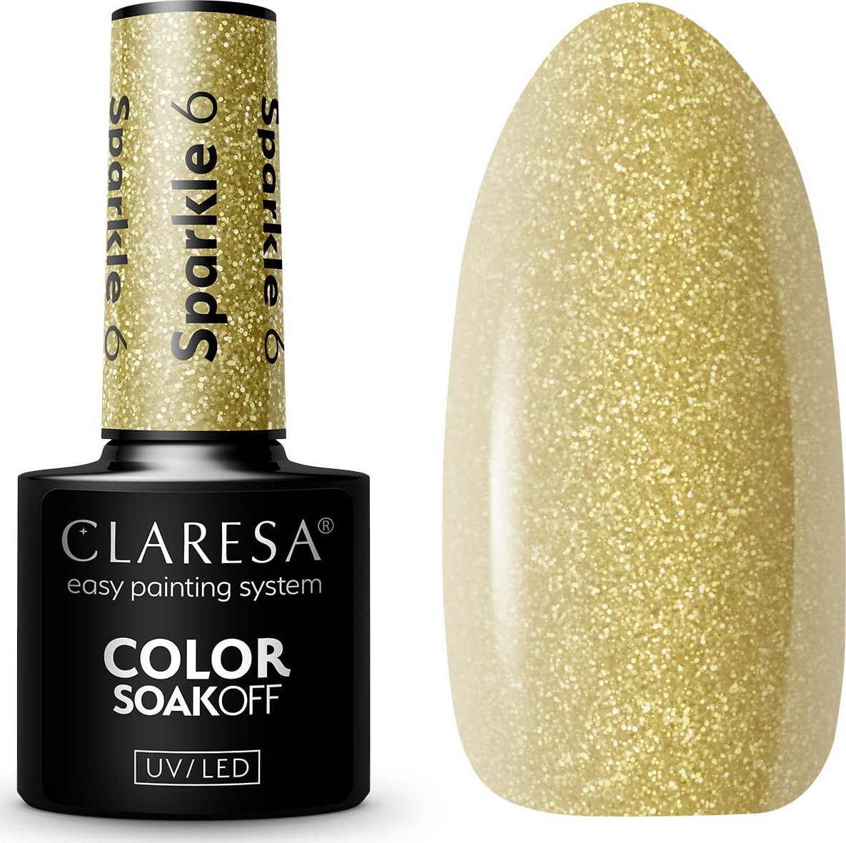 Claresa Claresa Lakier hybrydowy SPARKLE 6 -5g