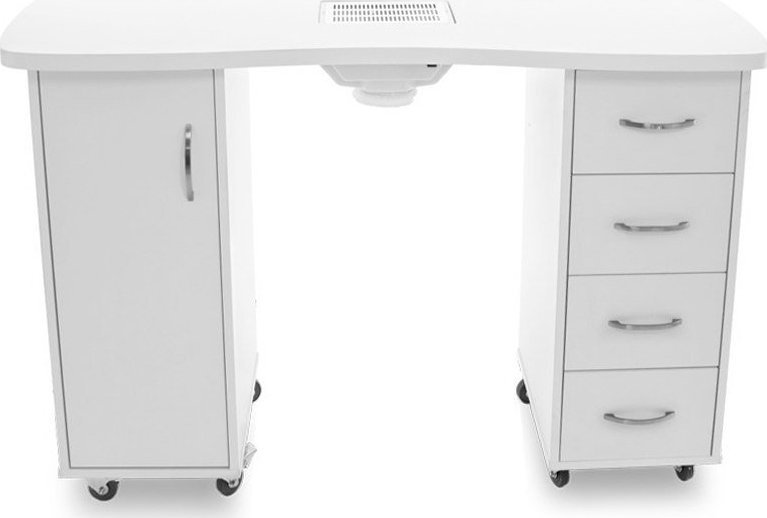 Activeshop Funkcjonalne biurko kosmetyczne 2027 białe