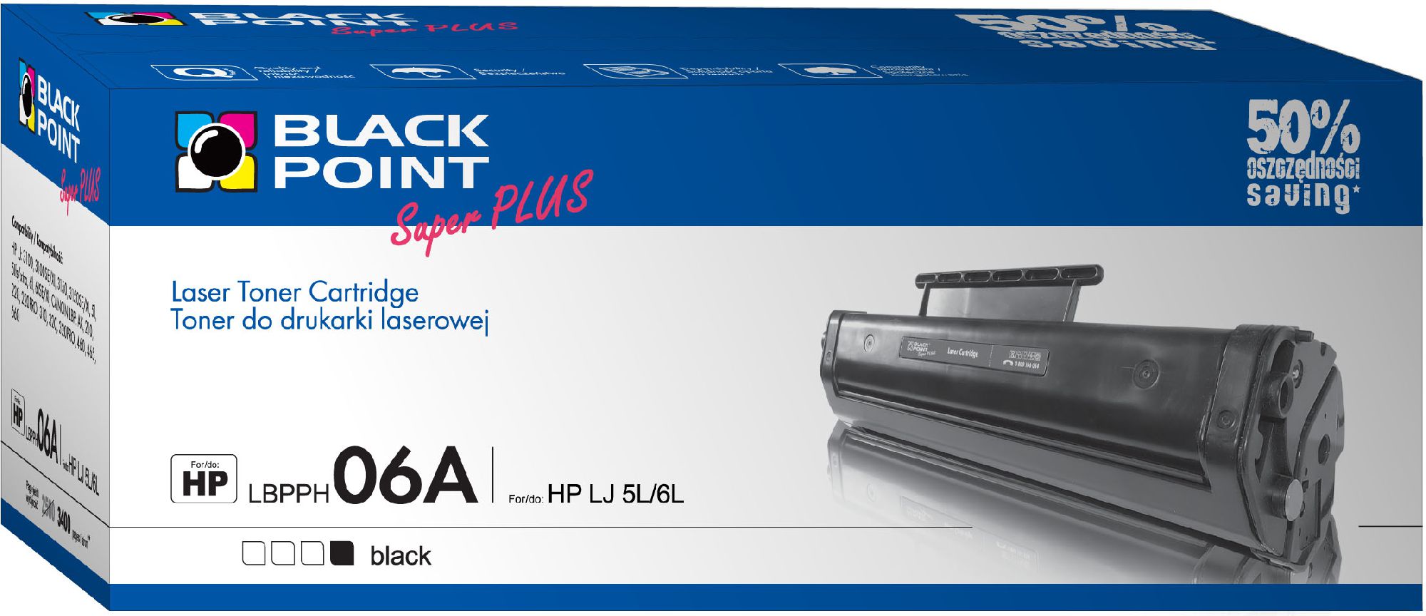 Toner Black Point LBPPH06A Black Zamiennik 06A (LBPPH06A)