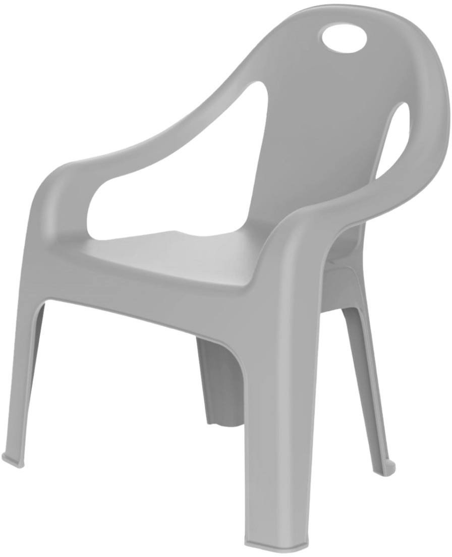 krzesełko dla dziecka plastikowe Lucky - szary