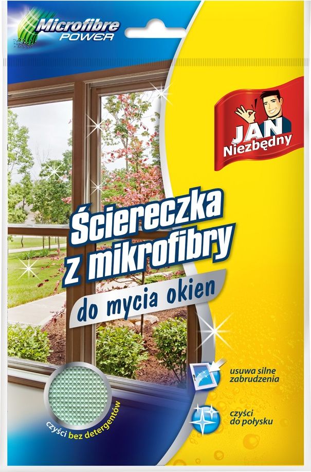JAN Niezbędny JN Ściereczka z mikrofib.do mycia okien - 8571014185