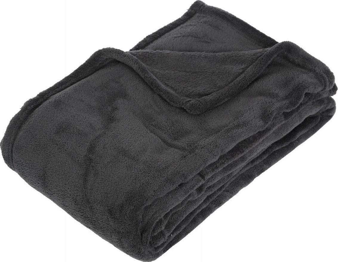 Atmosphera Koc z mikrofibry gruby i puszysty, lekka narzuta na łóżko i tapczan