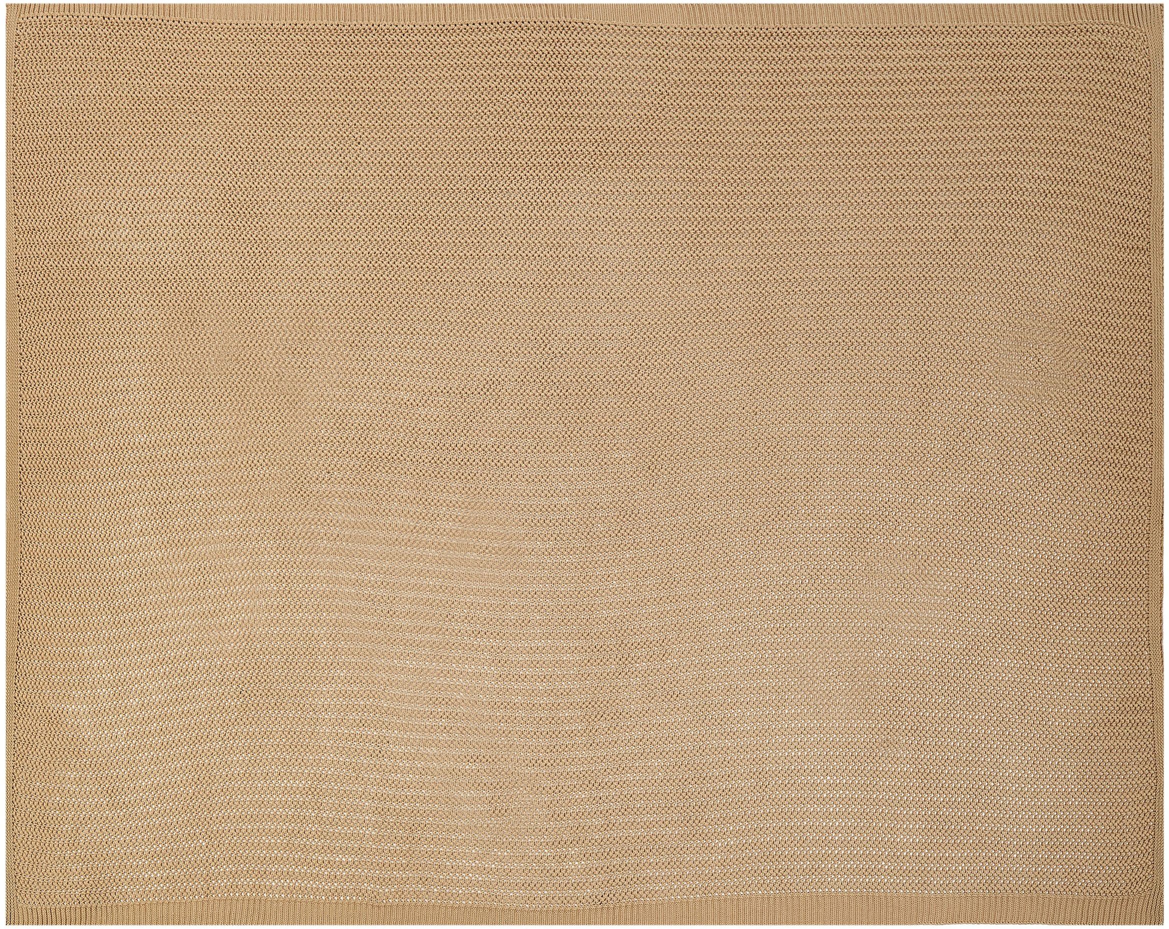 Narzuta na łóżko ILEN Bawełna 150 x 200 cm Jasnobrązowy