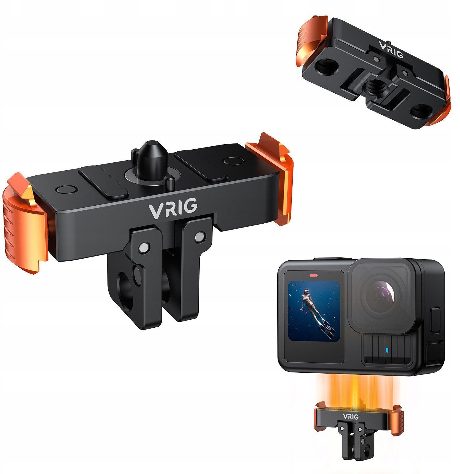 Mocowanie Uchwyt Szybkozłączka Magnetyczna Magnes Do Gopro Hero 13 Black / Ac-28