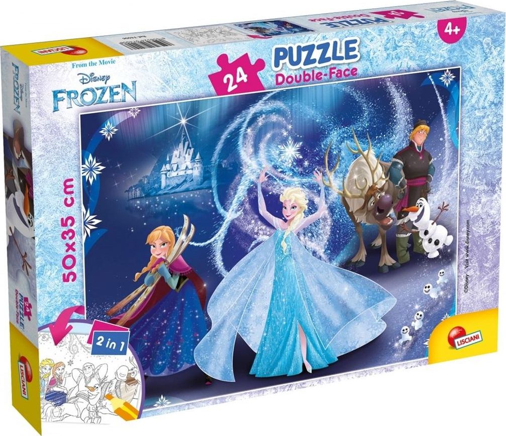 Lisciani Puzzle dwustronne Plus 24 Frozen 2