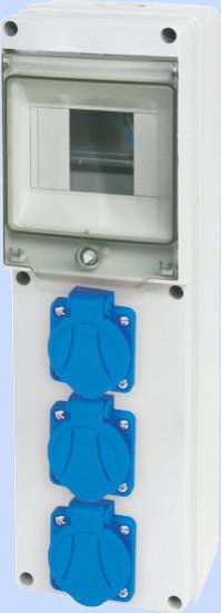 Elektromet Rozdzielnica budowlana 4 moduły, 3x16A 2P+Z RSE-01 IP54 (942060)