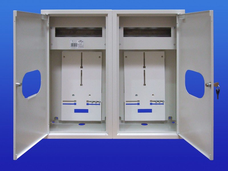 Sabaj Rozdzielnia podtynkowa RL-2L24 ZSZ z szybą i zamkiem IP31 - 2-122