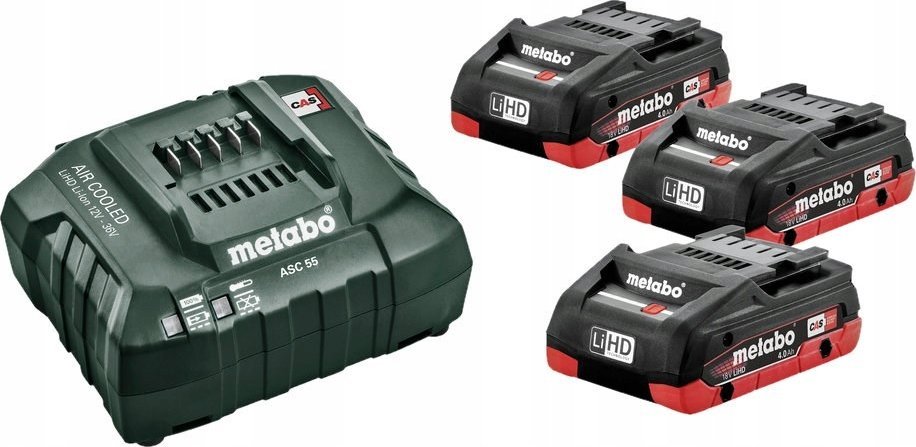 Metabo Metabo Basis-Set ASC 30-36V + 3x 18V 4,0 Ah
