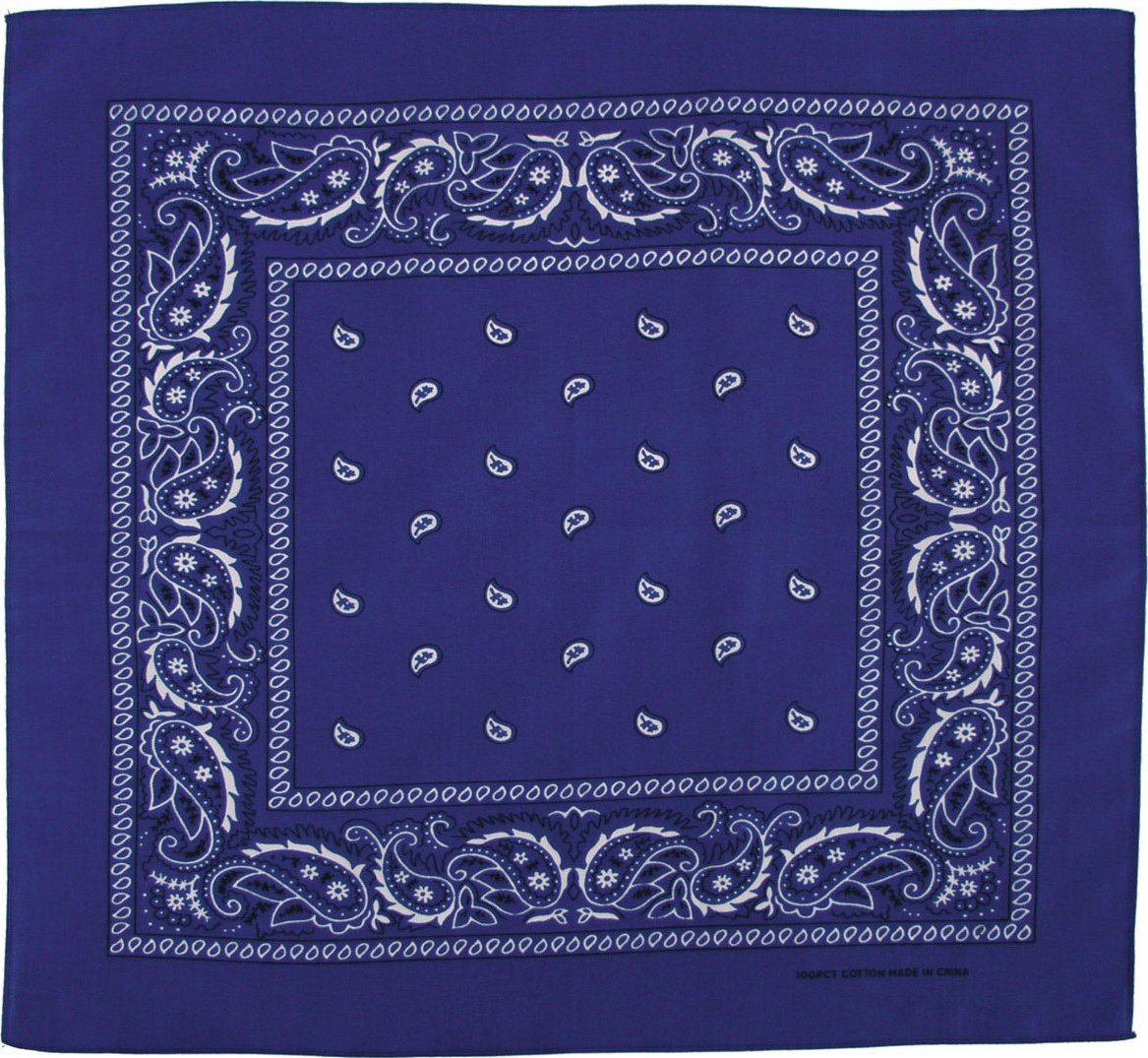 MFH BANDAMKA BANDANA CHUSTA 55x55 cm NIEBIESKO-BIAŁA