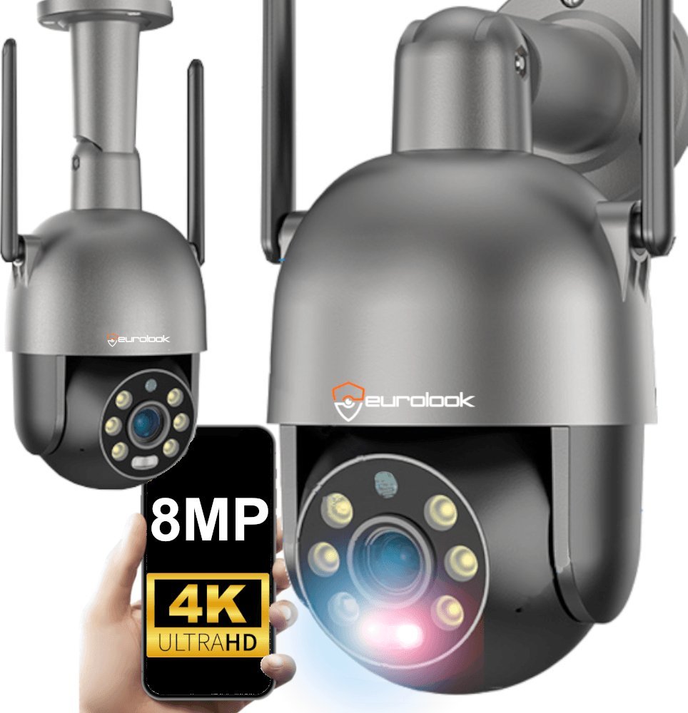 Kamera IP Eurolook Obrotowa kamera IP Wi-Fi 8MP EUROLOOK K-8