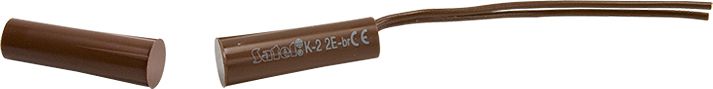 Satel Czujnik kontaktronowy magnetyczny wpuszczany 2EOL/NC brązowy (K-2 2E BR)