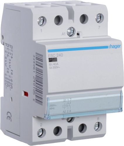Hager Stycznik modułowy 40A 2Z 0R 230V AC (ESC240)