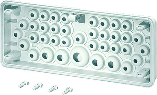 Hensel Płyta przepustowa 38 x długość membran do 7-29mm IP65 do ścianek 300mm Mi FP38 (HPL2000318)