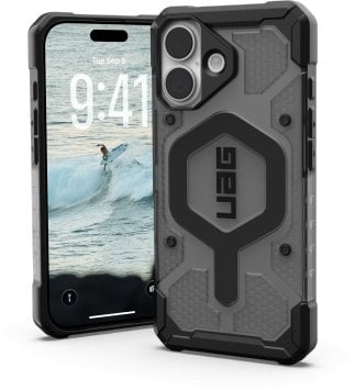 UAG Pathfinder Clear MagSafe - etui do iPhone 17 kompatybilne z MagSafe (ash/black)