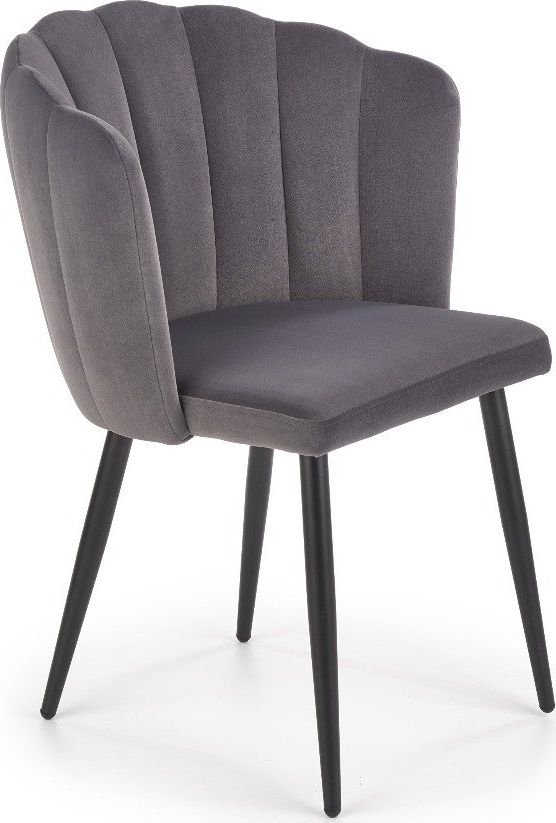 Halmar Krzesło K386 VELVET szare