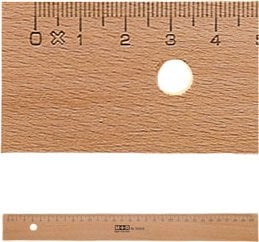 Möbius+Ruppert M+R Lineal Holz 30cm Buche Metalleinlage 10 Stück