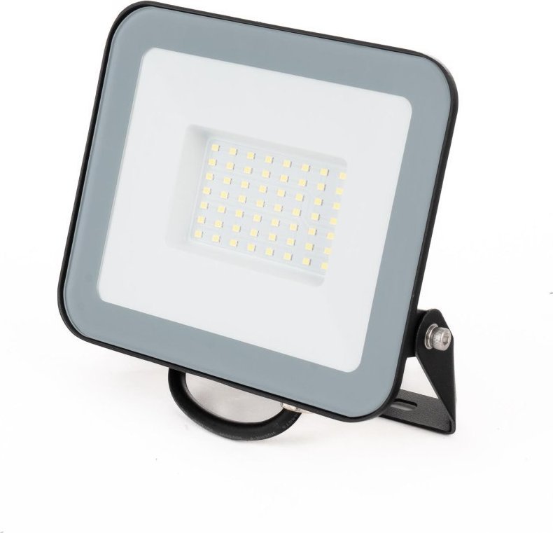 Projektor LED V-TAC 50W 100Lm/W Przewód 1mb SAMSUNG CHIP Czarny VT-44055 6500K 4270lm 5 Lat Gwarancji