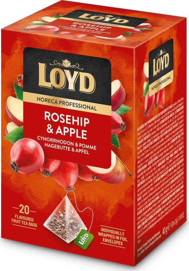 Loyd Herbata Professional Dzika róża i jabłko - 20tb kopertowana