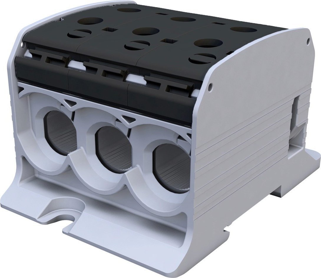 Simet Złączka szynowa gwintowa Al/Cu STB 95-3 (87560) SIMBLOCK czarny 81103007