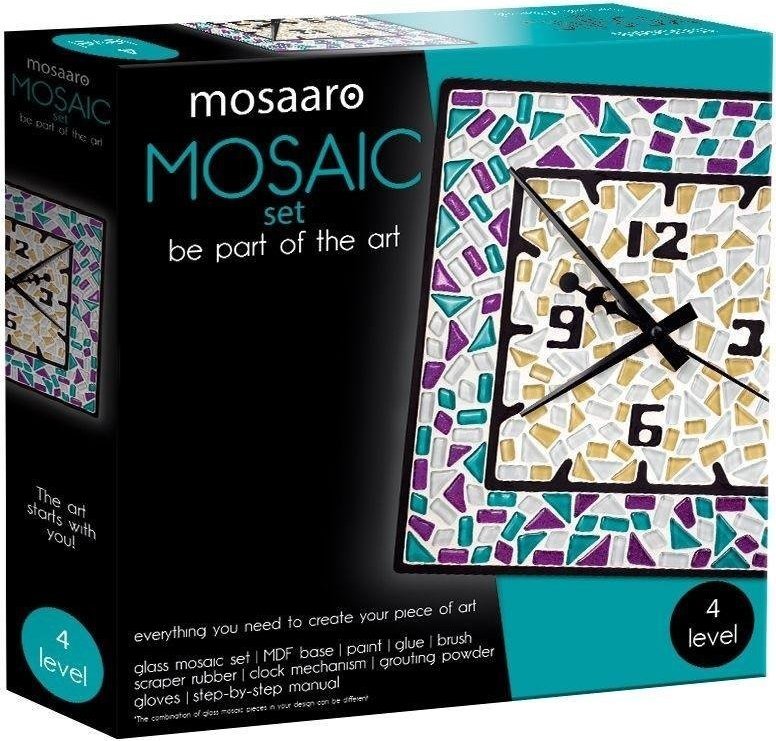 Roter Kafer Zestaw kreatywny Mozaika - Kwadratowy zegar