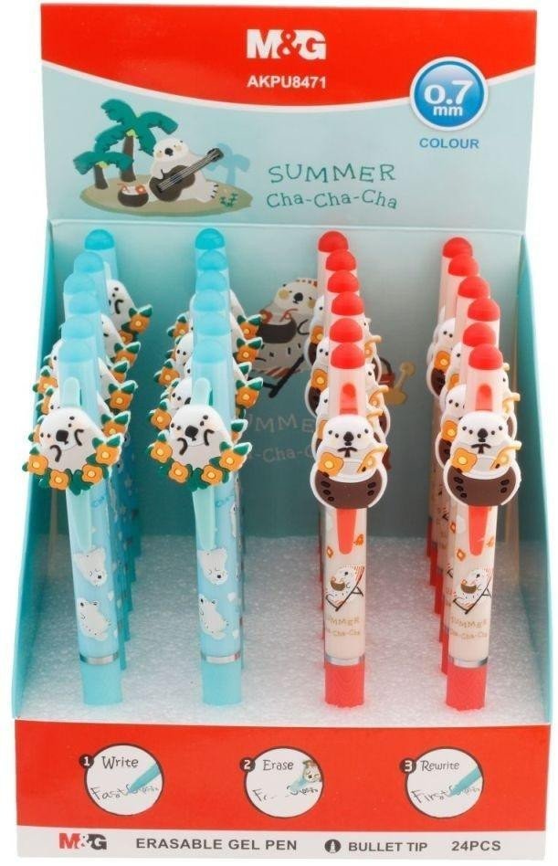 Długopis żelowy Cha Cha niebieski (24szt)