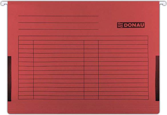 Donau TECZKA WISZĄCA.Z BOCZKAMI A4 CZERWONA (7420905-04)