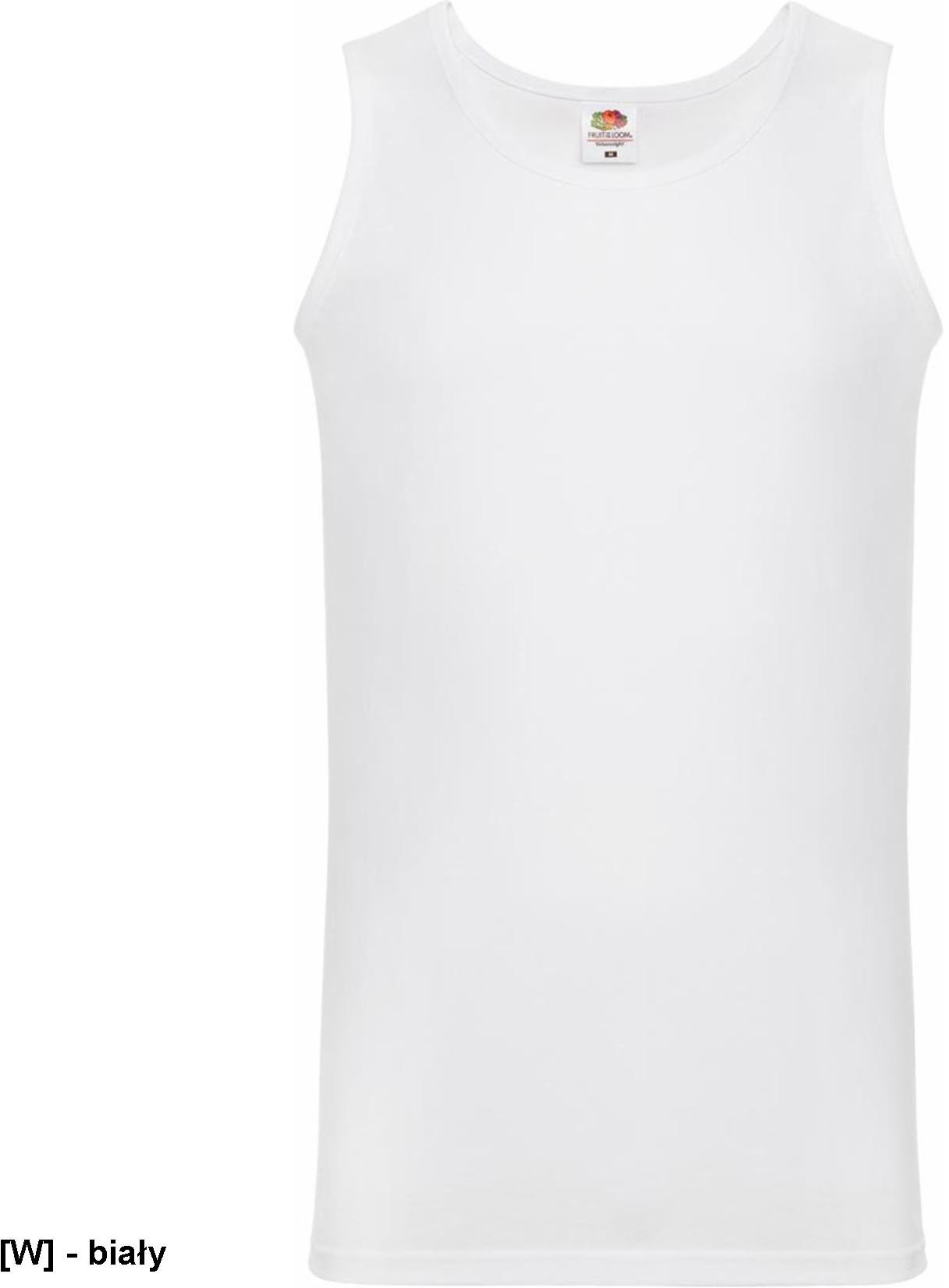 FOTL-610980 - Koszulka Athletic Vest bez rękawów, męska - biały S