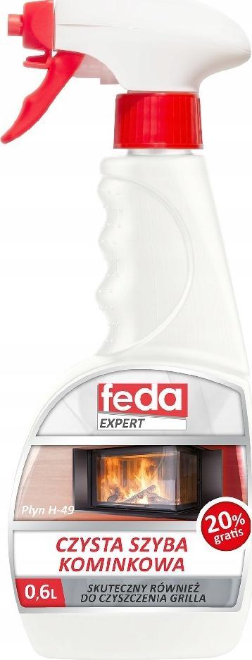 Feda Płyn Do Mycia Szyb Kominkowych Kominków 600ml Czysta Szyba Kominkowa Feda