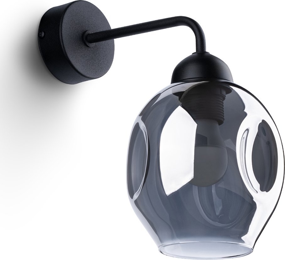 Kinkiet Sollux Lighting SOLLUX Kinkiet FILLAN 1 czarny 1 x E27 SL.1143