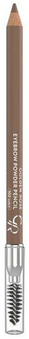 Golden Rose Eyebrow Powder Pencil puder do brwi w kredce Podkreślająca i modelująca brwi kredka o długotrwałej formule 1.19g Sable (102)
