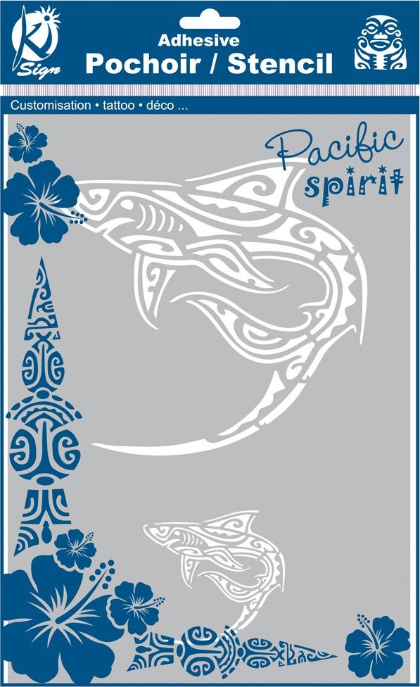 Ki-Sign Szablon A4 21x30 cm Rekin Maori
