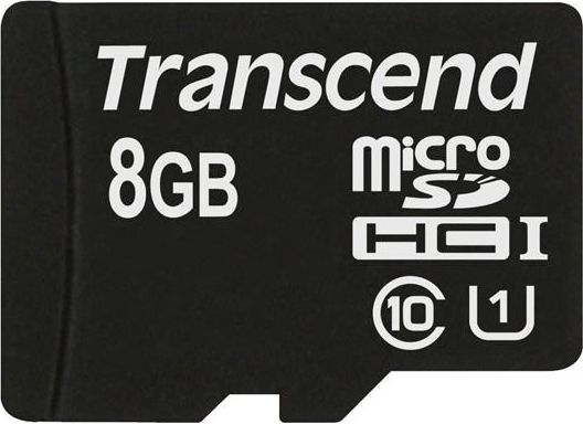 Karta Transcend Premium MicroSDHC 8 GB Class 10 UHS-I/U1 (TS8GUSDCU1)