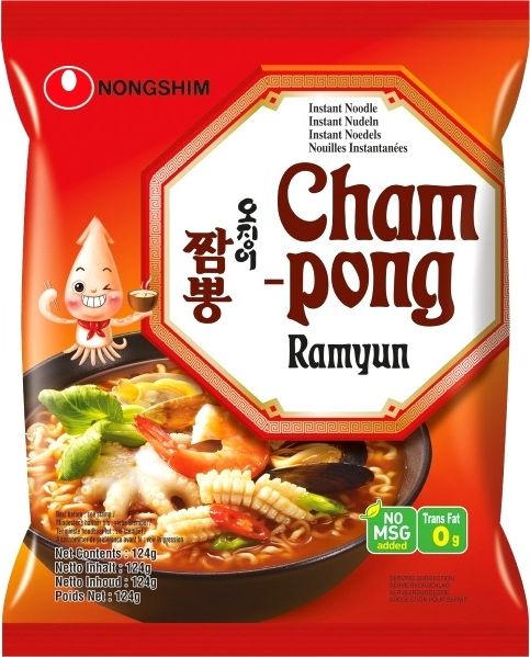 Nongshim Zupa Ramyun Champong owoce morza 124g - Nongshim uniwersalny