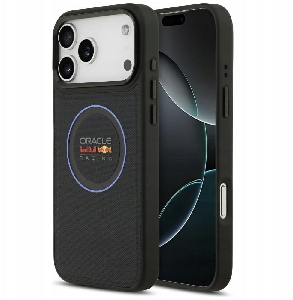 Etui Red Bull Meshed Blue Ring & Metal Buttons MagSafe do iPhone 17 Pro Max granatowy